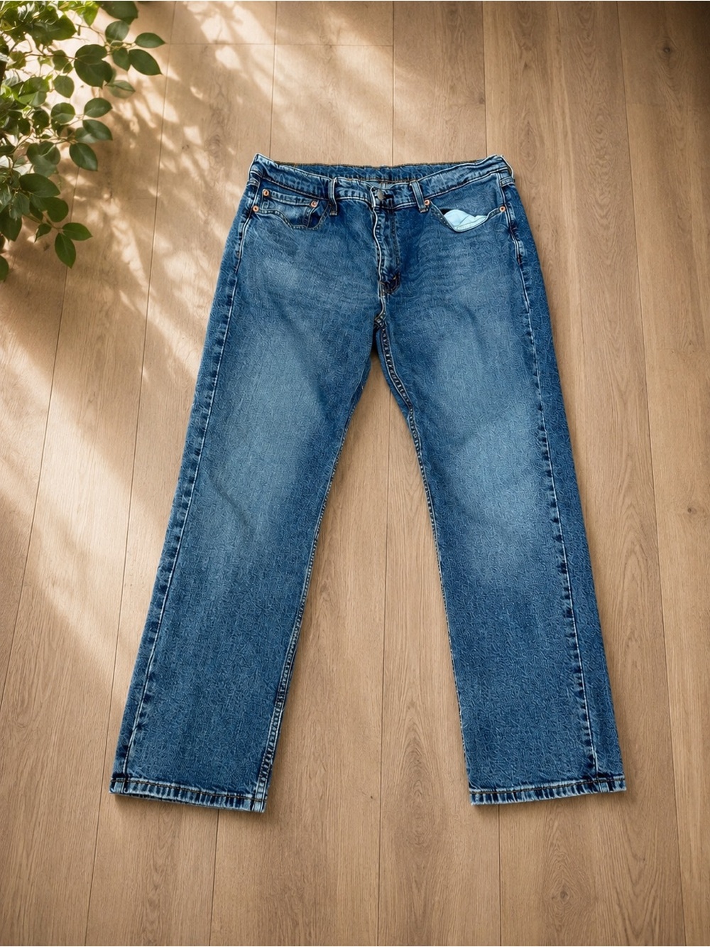 Levi's Men's Relaxed Fit Blue Denim Jeans